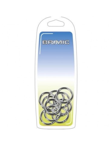 LLAVERO ANILLA 30MM. NIQ. BLISTER 10 UDS. 90615