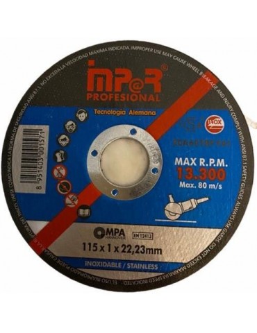 DISCO CORTE 115X1X22,23MM. IMPAR PROFESIONAL 115