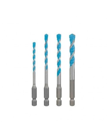 BROCAS SET 4 EXPERT HEX-9 MULTI CONSTRUCTION 4-8MM