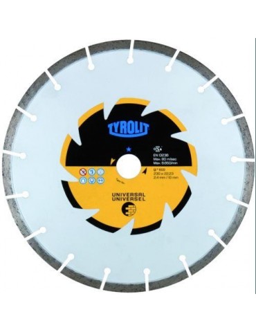 DISCO DIAMANTE UNIVERSAL 230X2.4X22.2 609177