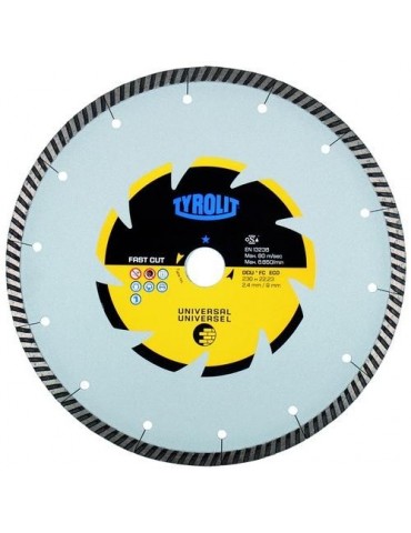 DISCO DIAMANTE GENERAL OBRA ECO TURBO 125X2X22,23