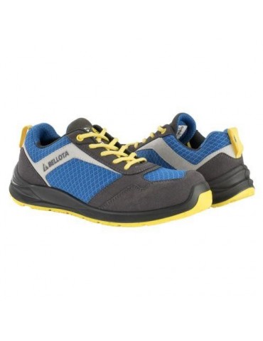 ZAPATO SEG. S1P FLEX AZUL-AMARILLO T-38