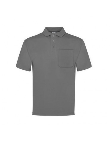 POLO M/CORTA GRIS 1 BOLSILLO T. XXL 100-GR