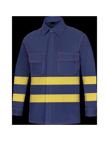 CAMISA A.V. AZUL/AMARILLO L3000 T-44 CPAV-43-AMT44