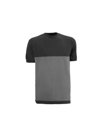 CAMISETA MANGA CORTA FENIX TRANSPIRABLE GRIS T.XL