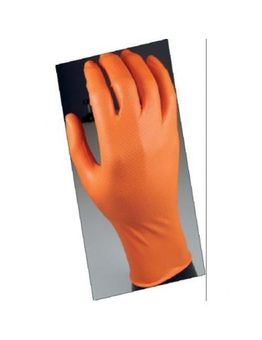 GUANTE DESECHABLE NITRILO GRIPPAZ 580 OR S