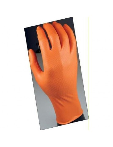 GUANTE DESECHABLE NITRILO GRIPPAZ 580 OR XL