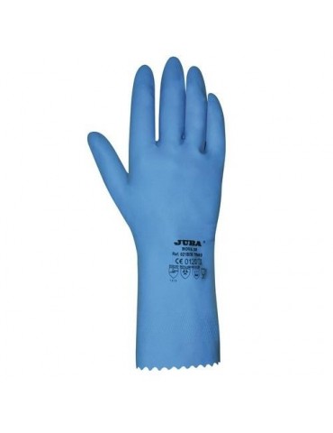 GUANTE S/SOPORTE LATEX NATURAL AZUL T-9  621B38/9