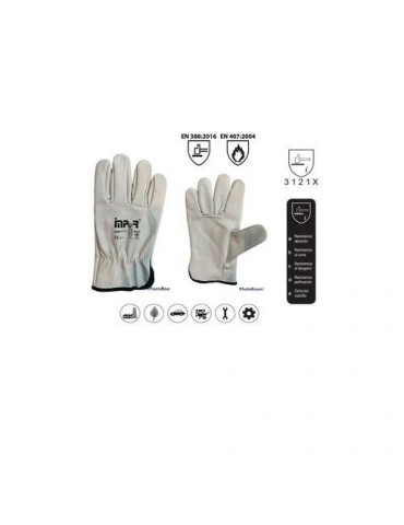 GUANTE PIEL FLOR VACUNO TALLA 9