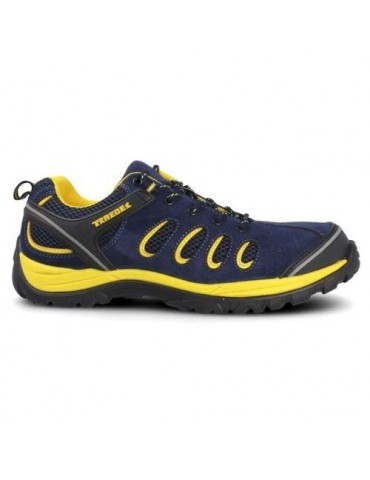 ZAPATO SEG. S1P RADIO AZUL MARINO AMARILLO T-38