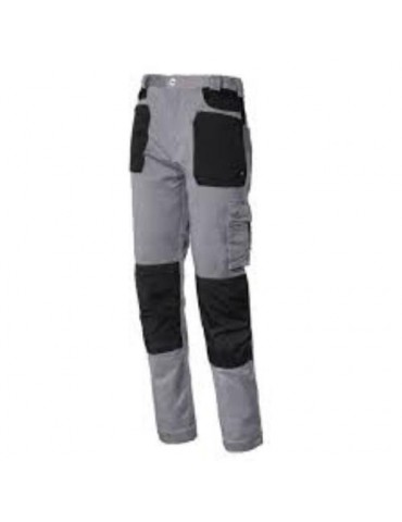 PANTALON STRETCH EN CAJA GRIS/NEGRO L  8730B