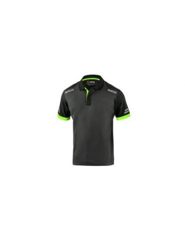 POLO TOLEDO M/CORTA GRIS VERDE T-3XL