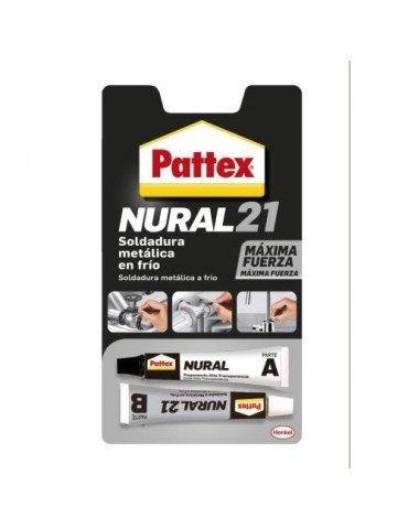 JGO. SOLDADURA METAL. EN FRIO GRIS 22 ML. NURAL-21