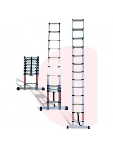 ESCALERA TELESCOPICA PLEGABLE TUBIKA 11 PELDAÑOS