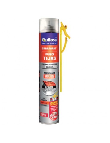 ESPUMA ORBAFOAM FIJACION TEJAS GRIS CANULA 650ML.