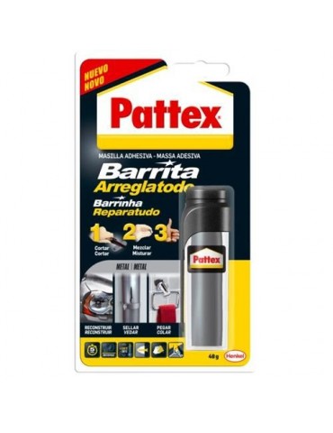BARRITA MASILLA REPARADORA METAL TUBO 48GR.