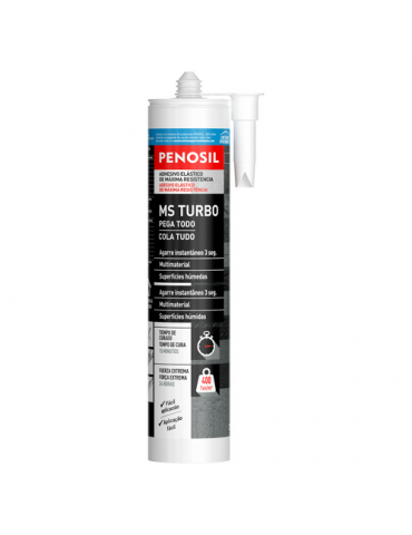 ADHESIVO ELASTICO POLIMERO TURBO 3SEG GRIS 290ML