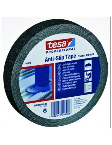 ANTIDESLIZANTE NEGRO 15 M.X25 MM. 60950