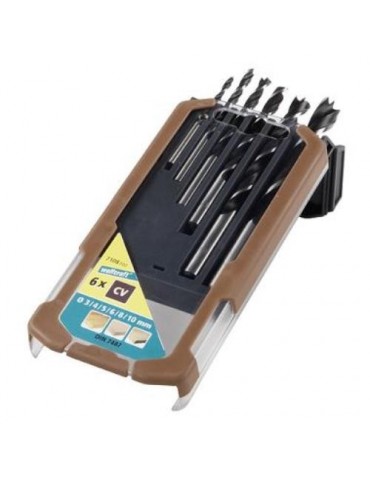 JUEGO 6 BROCAS ESPIRAL MADERA 7108000