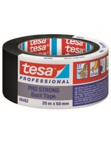 ROLLO CINTA AMERICANA ECO 25X50 NEGRA 66462-0
