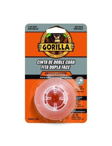 CINTA AMERICANA DOBLE CARA 1,5MX25MM 116878