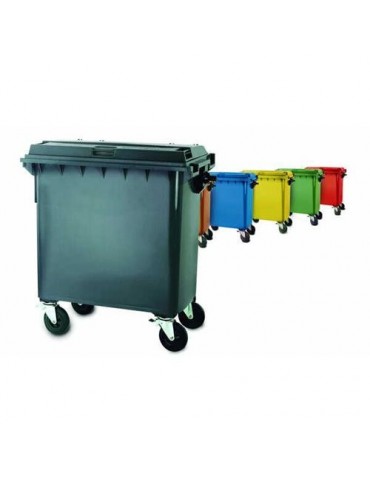 CONTENEDOR 800 L CUERPO MARRON TAPA MARRON