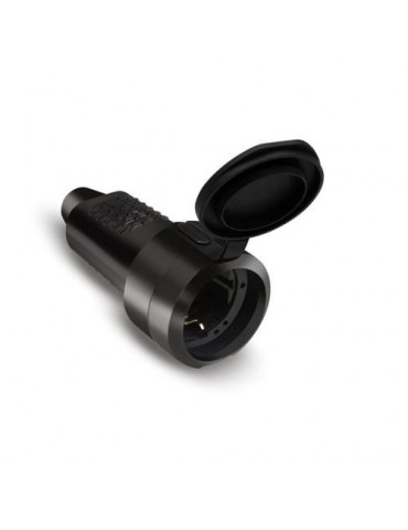 CLAVIJA HEMBRA TT 16 AH. 250  V.  GOMA NEGRA
