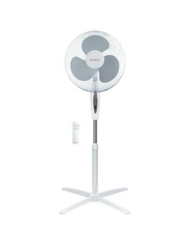 VENTILADOR PIE NAMETIL C/MANDO Y TEMP 43CM 45W BL