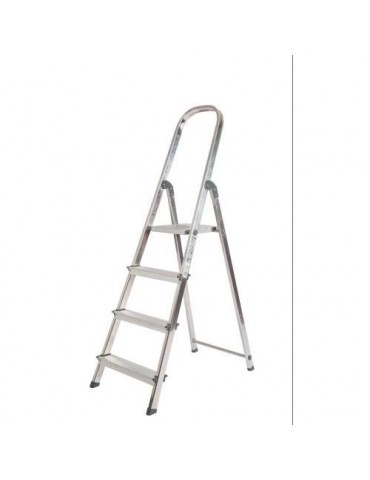 ESCALERA ALUMINIO UNICA 4 PELDAÑOS