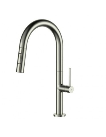 FREGADERO EXTRAIBLE ACERO INOX CEPILLADO 23645C