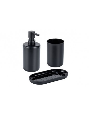 SET DE BAÑO 3UDS FANO NEGRO ALLSTAR  70345400