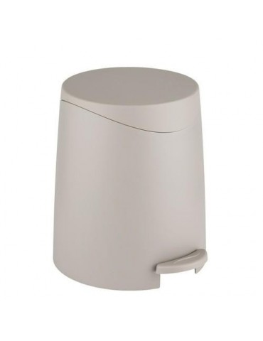 CUBO CON PEDAL PORTES 3L 19X22X22CM TAUPE ALLSTAR