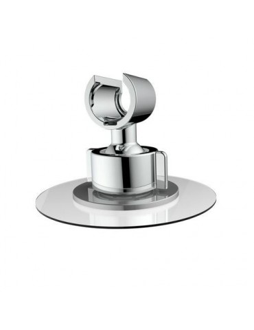 SOPORTE CABEZAL DUCHA 360º 8X7.5X8CM CROMO