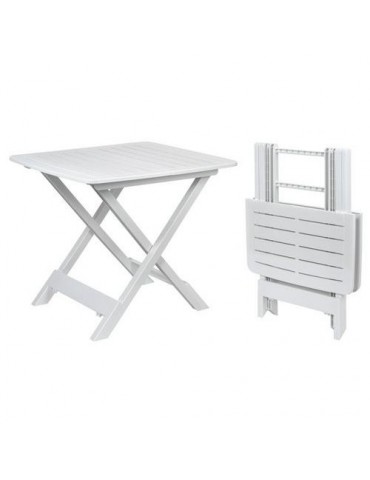 MESA PLEGABLE 80X72CM BLANCA TEVERE 042380010