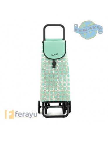 CARRO DE COMPRA CIRCULOS CELESTE 217G4P 55L C-841