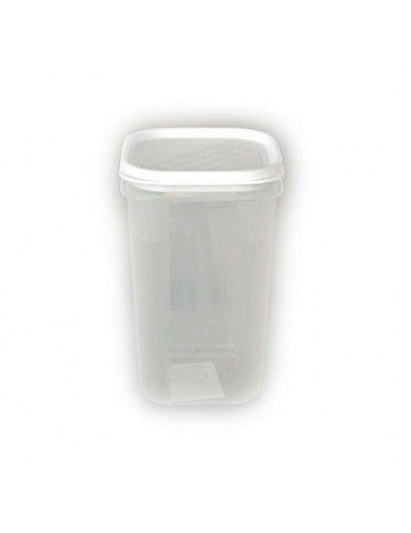 CONTENEDOR ALIMENTOS 1 L. BLANCO CUADRADO 1160401