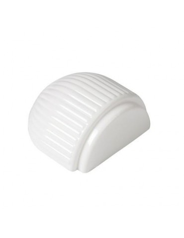 TOPE PUERTA FLEXIBLE ADHESIVO BLANCO 40X39MM