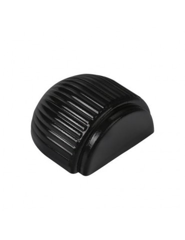TOPE PUERTA FLEXIBLE ADHESIVO NEGRO 40X39MM