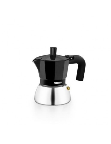CAFETERA INDUCCION INOX NEGRO 3 TAZAS M863003