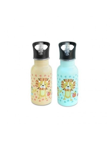 BOTELLA INOX 400ML SNACK RICO FUNNY JUNGLE SURTIDO
