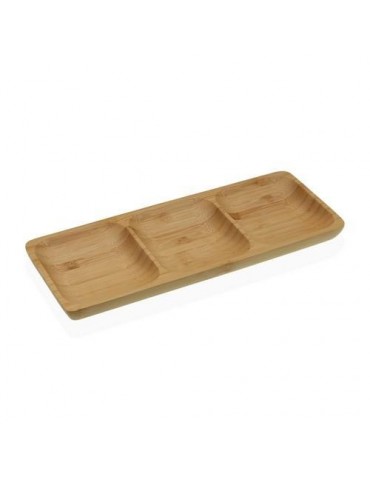 FUENTE 3 COMPARTIMENTOS BAMBU  26X10X2CM  19910304