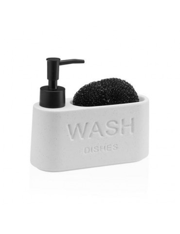 DISPENSADOR ESTROPAJERO BLANCO 17.3X6.3X15CM