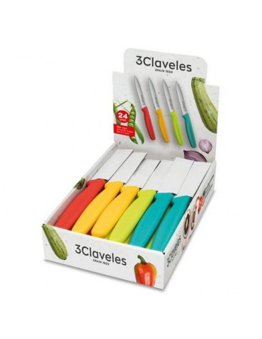 CUCHILLO VERDURAS COLORES 10CM SURTIDO 01448