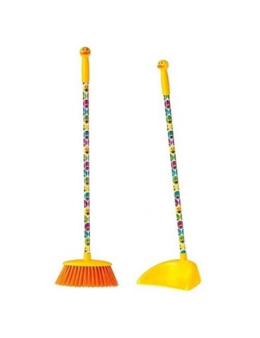 SET BARRER INFANTIL C/ESCOBA Y RECOGEDOR PATO 7542