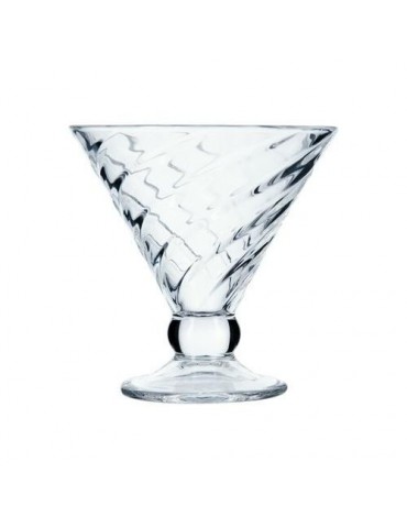 COPA HELADO VIDRIO 32.5CL CONICA TRANSP UMA QUID