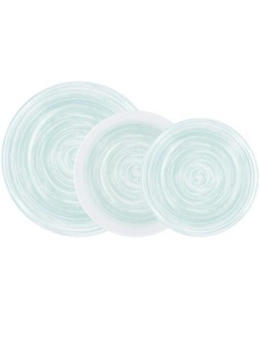VAJILLA 18 PIEZAS EOLIA VERDE LUMINARC  5429664