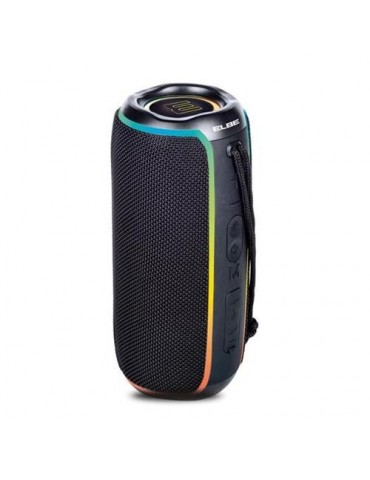 ALTAVOZ ELBE BT NEGRO 20W IPX6 TWS LUZ LED