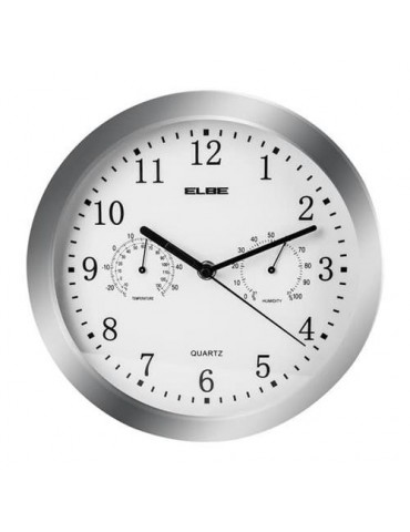 RELOJ DE PARED TEMPERATURA Y HUMEDA - ELBE RP-3005