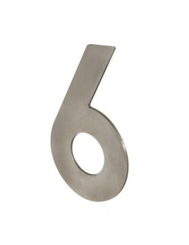NUMERO 6/9 P/ATORNILLAR 100X64X2MM INOX SATINADO