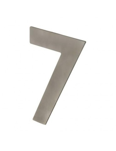 NUMERO 7 P/ATORNILLAR 100X64X2MM INOX SATINADO